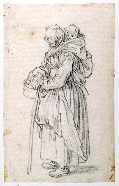Mother and Child by Jacques Callot