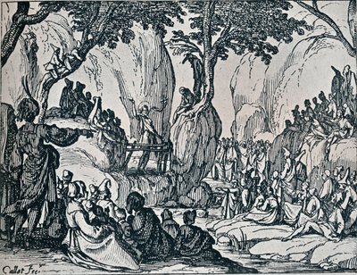 No. III. - St. John Preaching by Jacques Callot