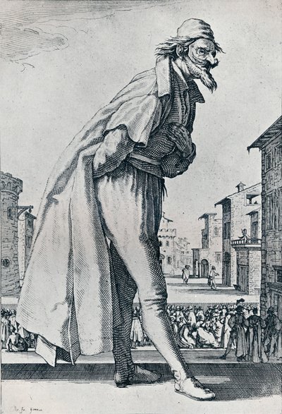 No. IV.- The Great Pantalon, c1620-1635, 1924 by Jacques Callot