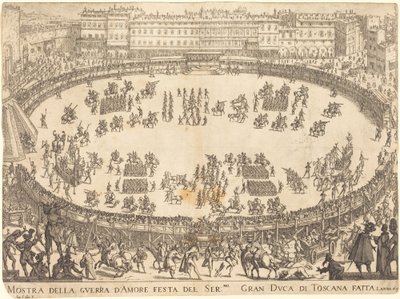 Parade in the Amphitheater by Jacques Callot