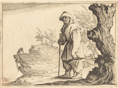 Peasant with Sack by Jacques Callot