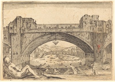 Ponte Vecchio, Florence by Jacques Callot