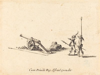Preparing to Fire the Cannon by Jacques Callot