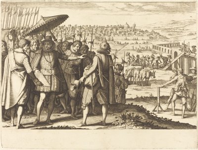 Restoration of the Aqueduct at Pisa by Jacques Callot