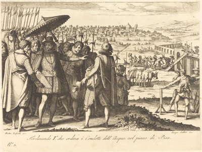 Restoration of the Aqueduct at Pisa by Jacques Callot