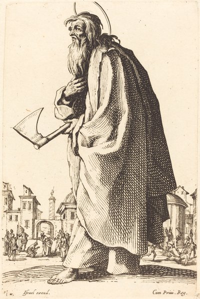 Saint Thaddeus by Jacques Callot