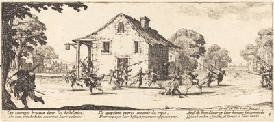 Scene of Pillage by Jacques Callot