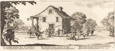 Scene of Pillage by Jacques Callot