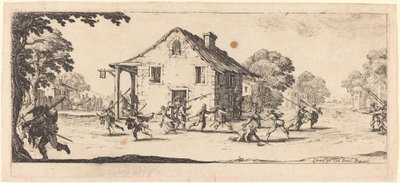 Scene of Pillage by Jacques Callot