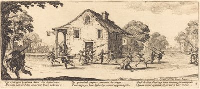 Scene of Pillage by Jacques Callot