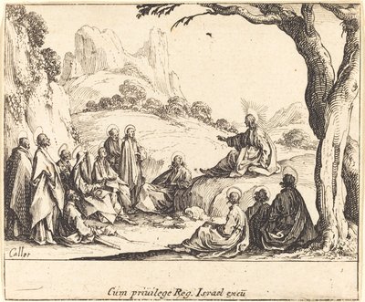 Sermon on the Mount by Jacques Callot