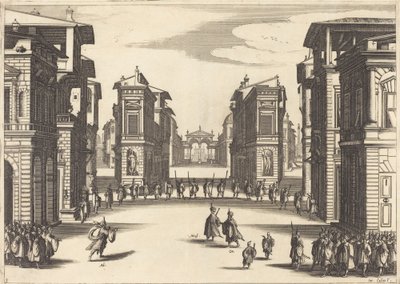 Solimano, Act III by Jacques Callot