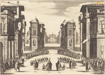 Solimano, Act II by Jacques Callot