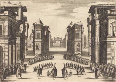 Solimano, Act II by Jacques Callot