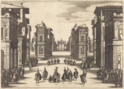 Solimano, Act IV by Jacques Callot