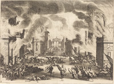 Solimano, Act V by Jacques Callot