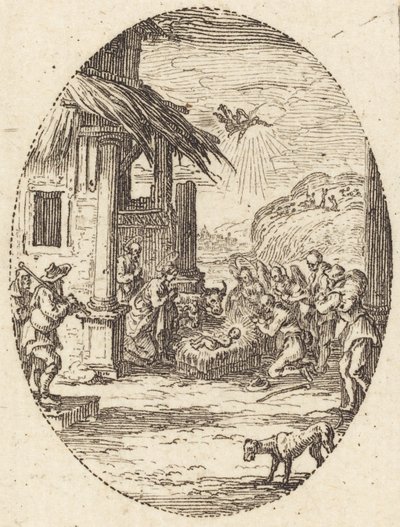 The Adoration of the Shepherds by Jacques Callot
