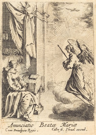 The Annunciation by Jacques Callot