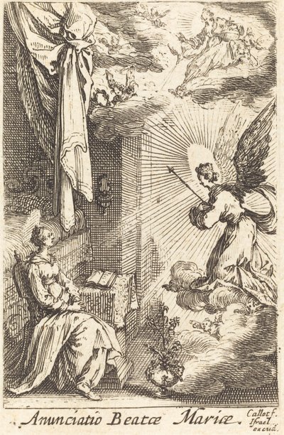 The Annunciation by Jacques Callot