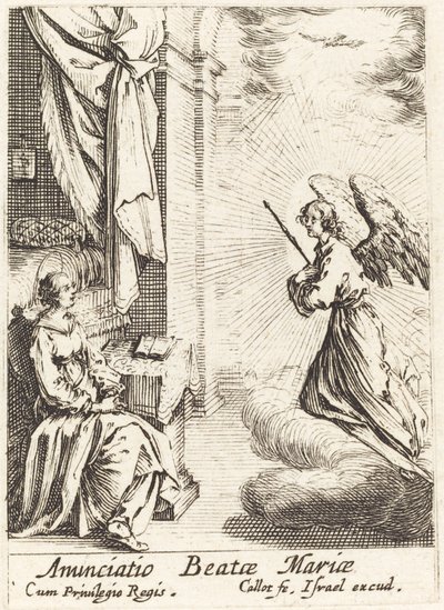 The Annunciation by Jacques Callot