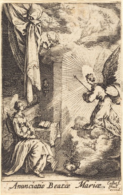 The Annunciation by Jacques Callot