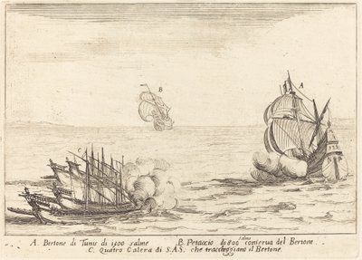 The Attack by Jacques Callot