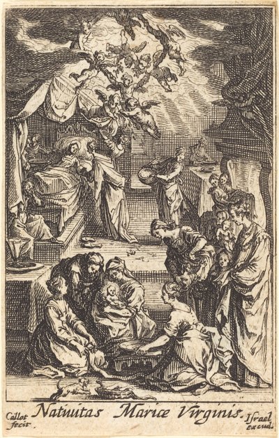 The Birth of the Virgin by Jacques Callot