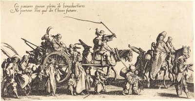 The Bohemians Marching: The Rear Guard by Jacques Callot