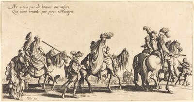 The Bohemians Marching: The Vanguard by Jacques Callot
