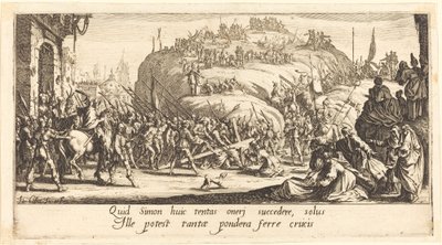 The Carrying of the Cross by Jacques Callot