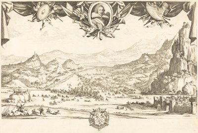 The Combat of Avigliana by Jacques Callot