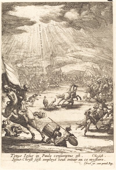 The Conversion of Saint Paul by Jacques Callot