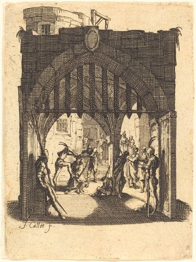 The Crowning with Thorns by Jacques Callot