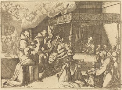 The Death of the Queen by Jacques Callot