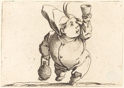 The Drinker, Front View by Jacques Callot