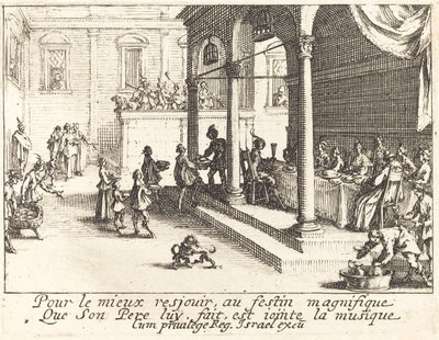 The Feast by Jacques Callot