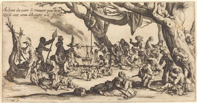 The Feast of the Bohemians by Jacques Callot