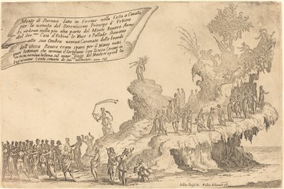 The Float of Mount Parnassus by Jacques Callot