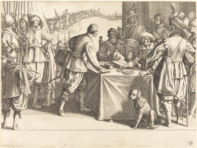 The Hiring of the Troops by Jacques Callot
