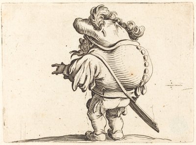 The Hunchback with the Feathered Cap by Jacques Callot
