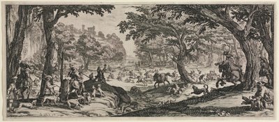 The Large Hunt by Jacques Callot