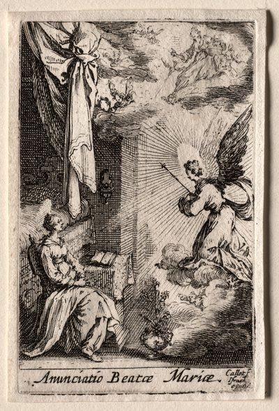 The Annunciation by Jacques Callot