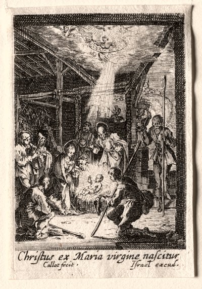 The Life of the Virgin: The Nativity by Jacques Callot