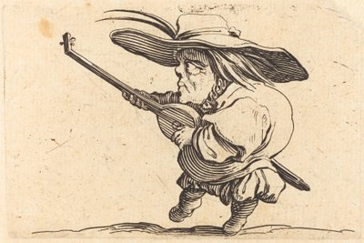 The Lute Player by Jacques Callot