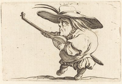 The Lute Player by Jacques Callot