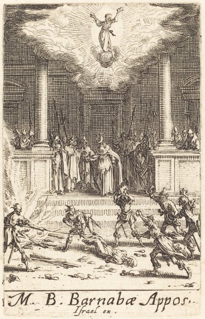 The Martyrdom of Saint Barnabas, c. 1634-1635 by Jacques Callot