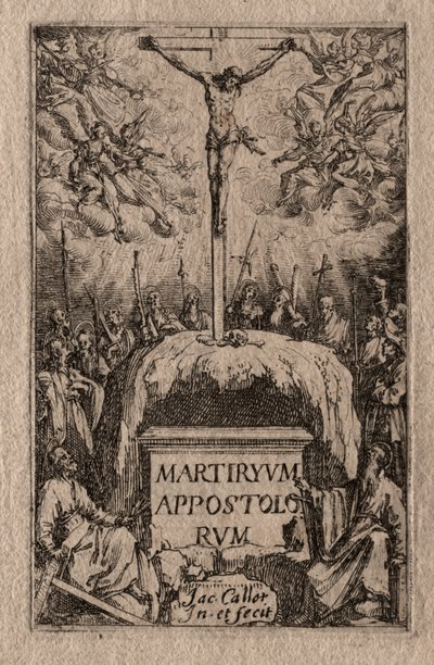 The Martyrdom of the Apostles: Frontispiece by Jacques Callot