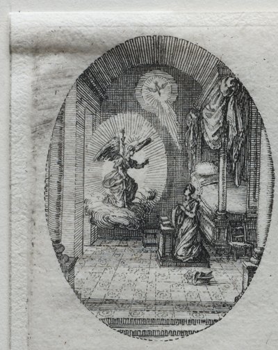 The Mysteries of the Passion: The Annunciation by Jacques Callot