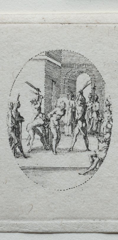 The Flagellation by Jacques Callot