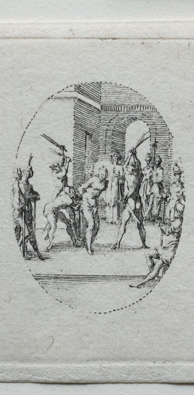 The Mysteries of the Passion: The Flagellation by Jacques Callot